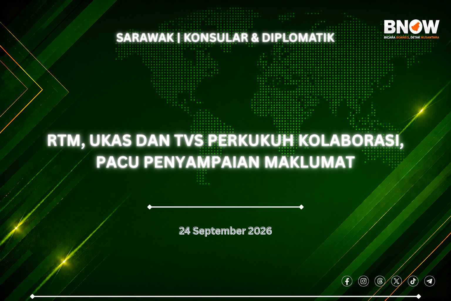 RTM, UKAS DAN TVS PERKUKUH KOLABORASI, PACU PENYAMPAIAN MAKLUMAT