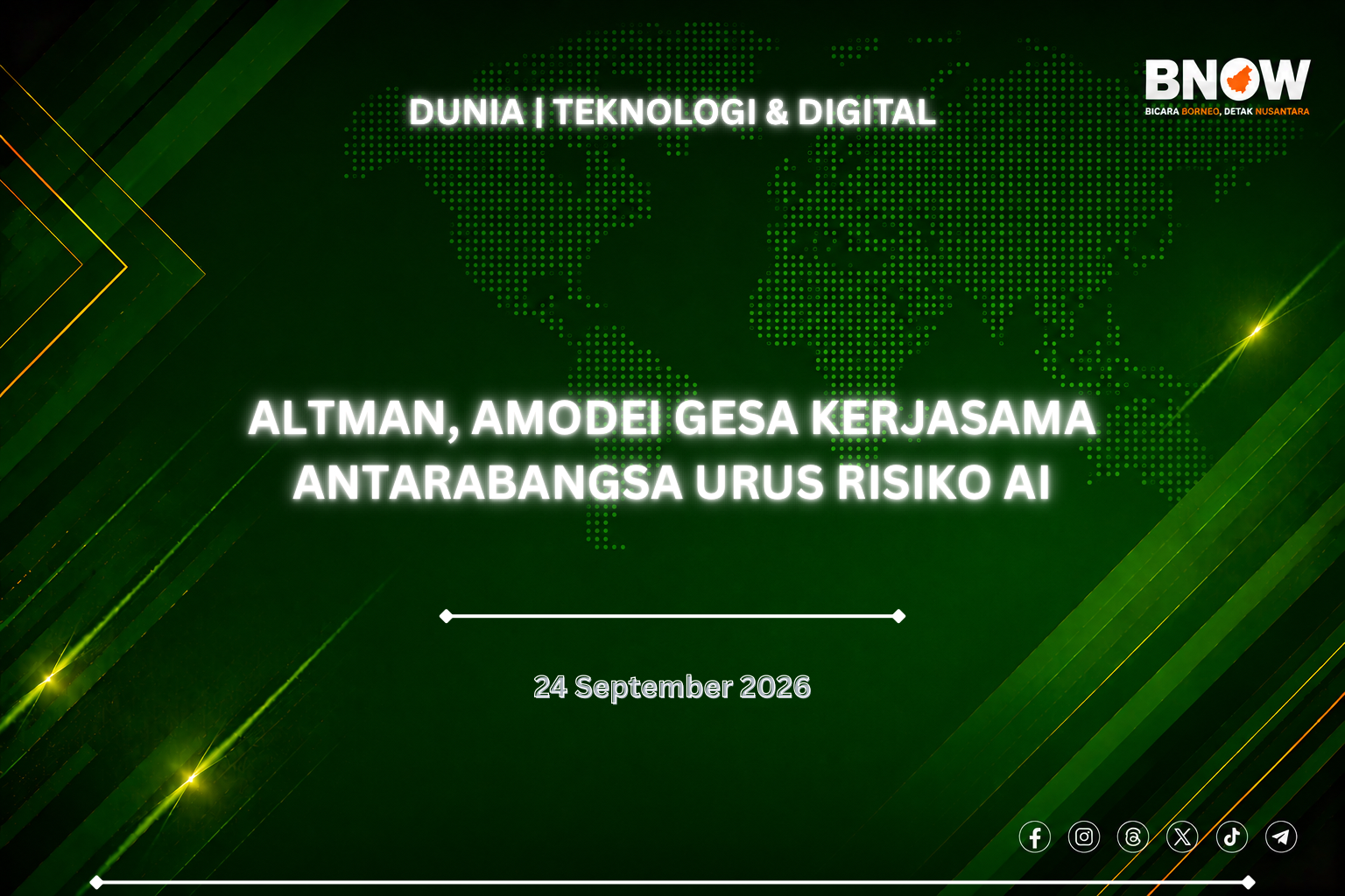 ALTMan, AMODEI GESA KERJASAMA ANTARABANGSA URUS RISIKO AI