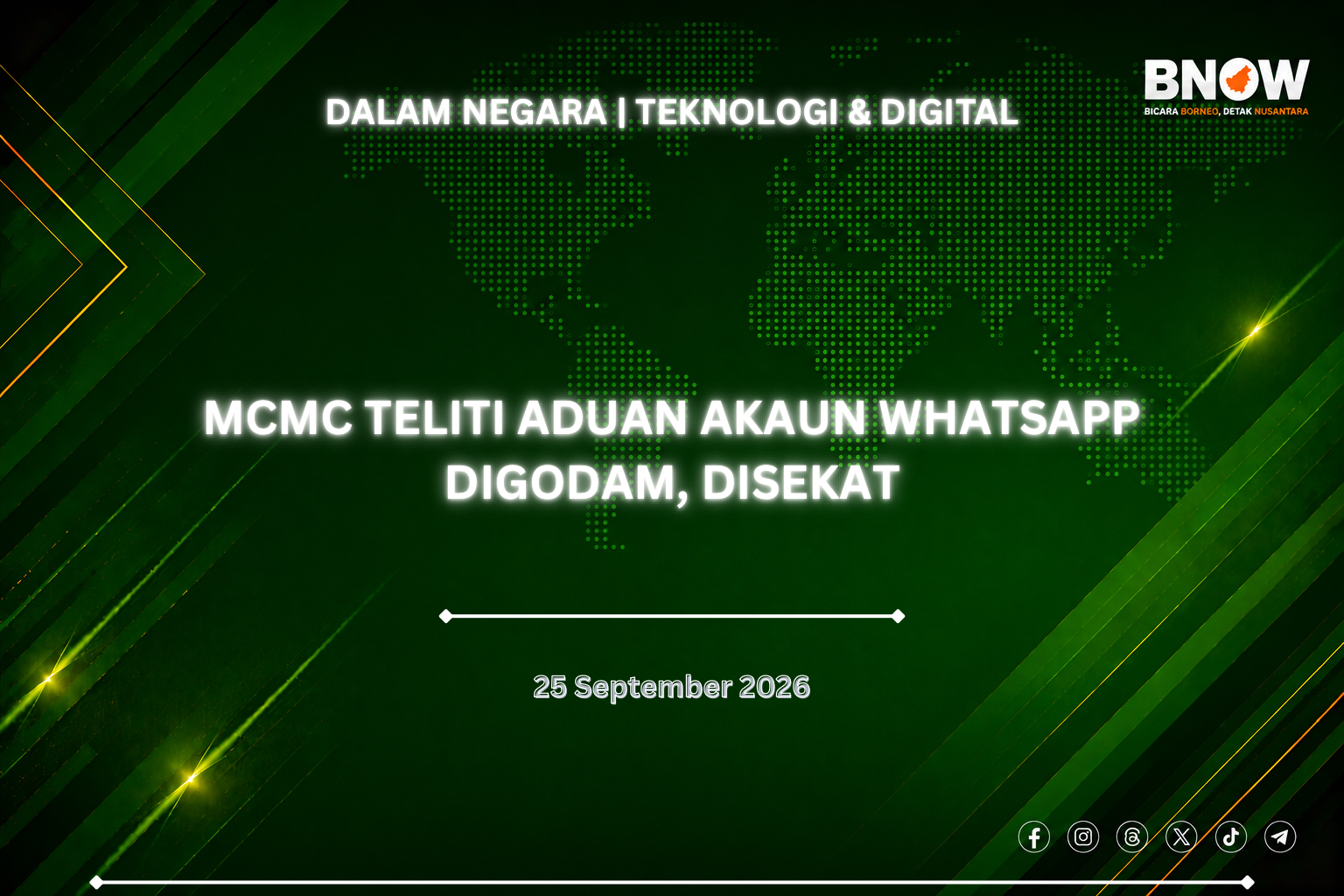 MCMC TELITI ADUAN AKAUN WHATSAPP DIGODAM, DISEKAT