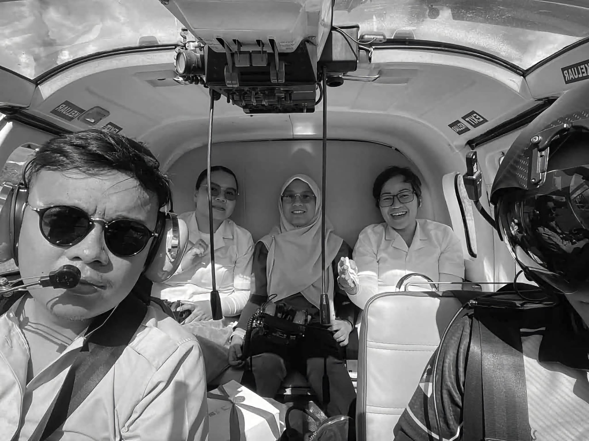 LIMA MANGSA NAHAS HELIKOPTER LONG LELLANG TERIMA PEGAWAI BINTANG SARAWAK