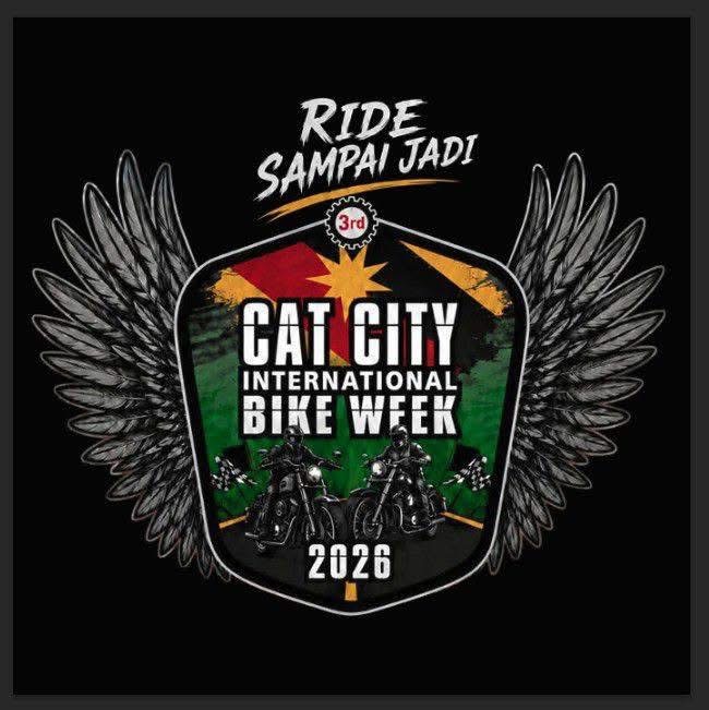 CAT CITY INTERNATIONAL BIKE WEEK 2026 HIMPUN RIBUAN PEMINAT DUA RODA DI STADIUM NEGERI SARAWAK